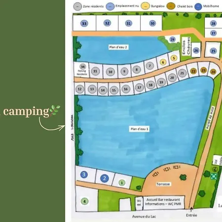 Camping Mobile 3 Au Bord Du D'ardres, Peche Gratuite Sans Permis